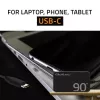 Qoltec 90W GaN Super Fast SLIM seinälaturi | XP | 5-20V | 4,5A | USB-C 3.1 | kannettava | MacBook | älypuhelin | + kaapeli
