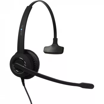 Mono USB-headset Plusonic 10.1P — yksikorvainen USB-headset, yhteensopiva Teamsin ja Skypen kanssa