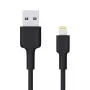 AUKEY CB-AL05 Lightning–USB-A MFi-nailonkaapeli, 2 m, musta