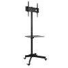 TV-taso/rullavaunu pyörillä + kahva 23-55 25 kg S-09