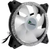 INTER-TECH Argus RS-07 RGB 120 mm koteloiden tuulettimien sarja, 3 kpl, kaukosäätimellä, musta