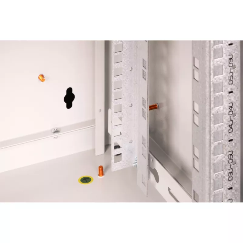 DIGITUS® 7HE seinäkotelo - harmaa, RAL 7035 - 48,3 cm (19