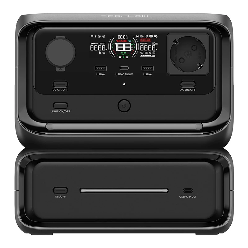 Kannettava voimalaitos EcoFlow River 3 Max, 572 Wh