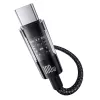 Baseus Gem USB A – USB C pikalatauskaapeli 2 m 100 W musta