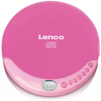 Kannettava CD-soitin Lenco CD-011 pinkki
