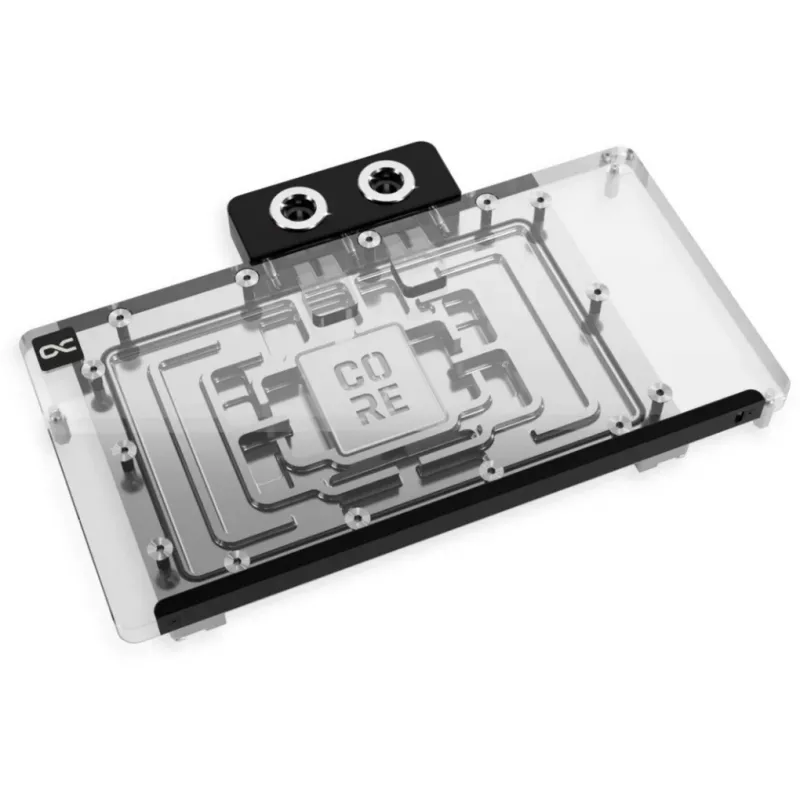 Alphacool Core GPU-vesijäähdytin GeForce RTX 5090:lle ARGB:llä ja taustalevyllä