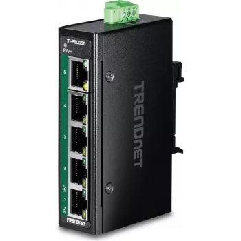 TRENDnet 5-PORT INDUSTRIAL FAST ETHERNE - kytkin - 5-porttinen (TI-PELC50)
