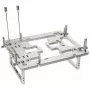 Mini-bench table -kotelo Streacom BC1 Mini V2 hopea — kompakti open-frame-kehys