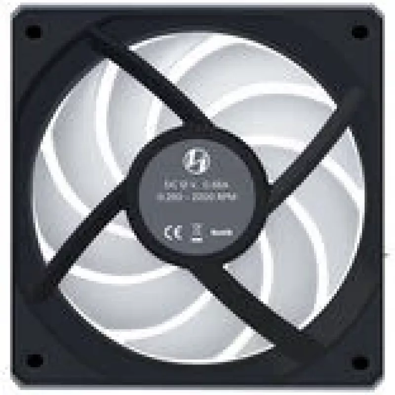 Lian Li UNI FAN CL120 Wireless Reverse Blade 12RCL1W1B 120 mm kotelotuuletin, musta
