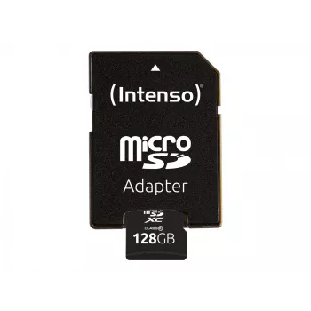 MUISTIKORTTI MICRO SDXC 128GB C10/ADAPTERILLA 3413491 INTENSO