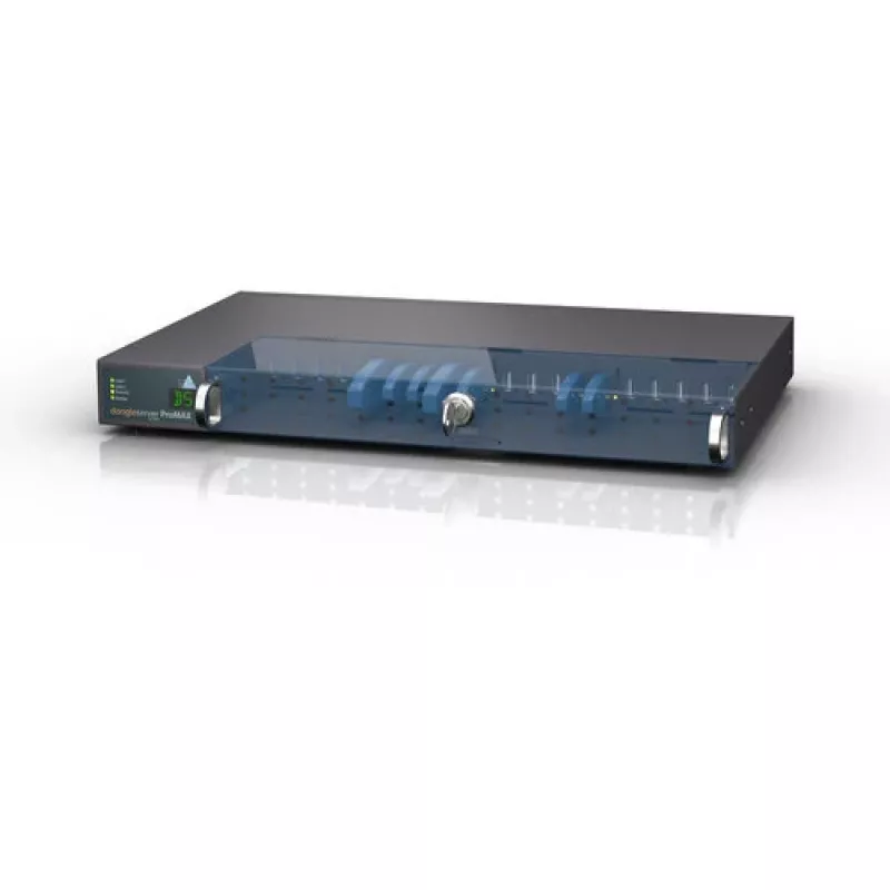 Printserveri SEH dongleserver ProMAX Ethernet LAN musta sininen