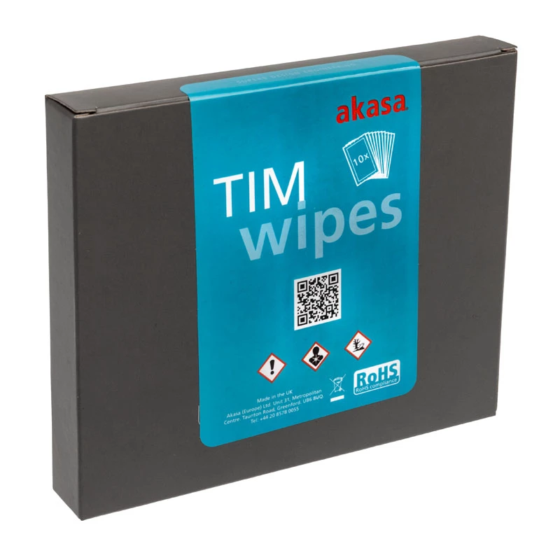 Akasa TIM Wipe -puhdistusliinat - 10 kpl lämpötahna (AK-TCW-02)
