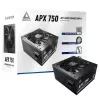 Montech APX750 virtalähde 750 W 20+4-pin ATX ATX musta