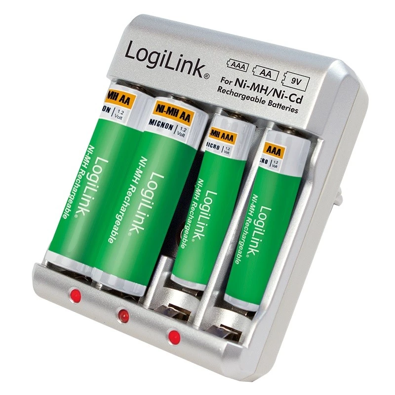 Akkulaturi Ni-MH / Ni-Cd AA / AAA / 9V