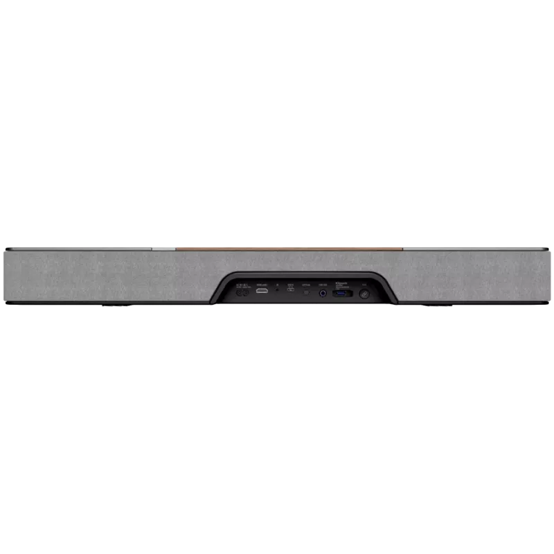 Soundbar KLIPSCH Flexus CORE 100 — 2.1 kanavaa, 100 W, sisäänrakennettu subwoofer, harmaa/pähkinä