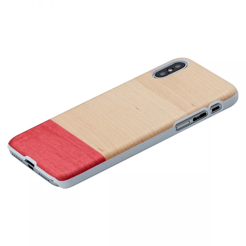 Älypuhelinkotelo man and wood iPhone XS Max:lle — white miss match