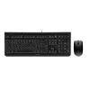 CHERRY DC 2000 näppäimistö, hiiri sisältyy, yleispätevä, USB, QWERTY, tšekki, musta