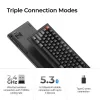 Mekaaninen näppäimistö Keychron V6 Ultra 8K – Full-Size 100% QWERTY, Bluetooth, RGB, musta