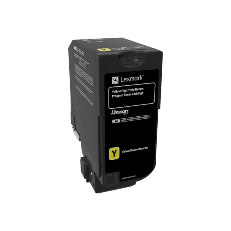 LEXMARK 74C2HY0 värikasetti Lexmark 74C2HY0 keltainen 12 000 sivua CS725de / CS725dte