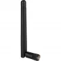 Delock 88339 Wi-Fi 802.11 b/g/n -antenni, RP-SMA, 2 dBi, kaikkisuuntainen, kallistusnivel, musta