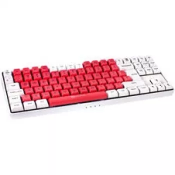 GAMIAC TKL90G -pelinäppäimistö, Kailh Blau - valkoinen/punainen