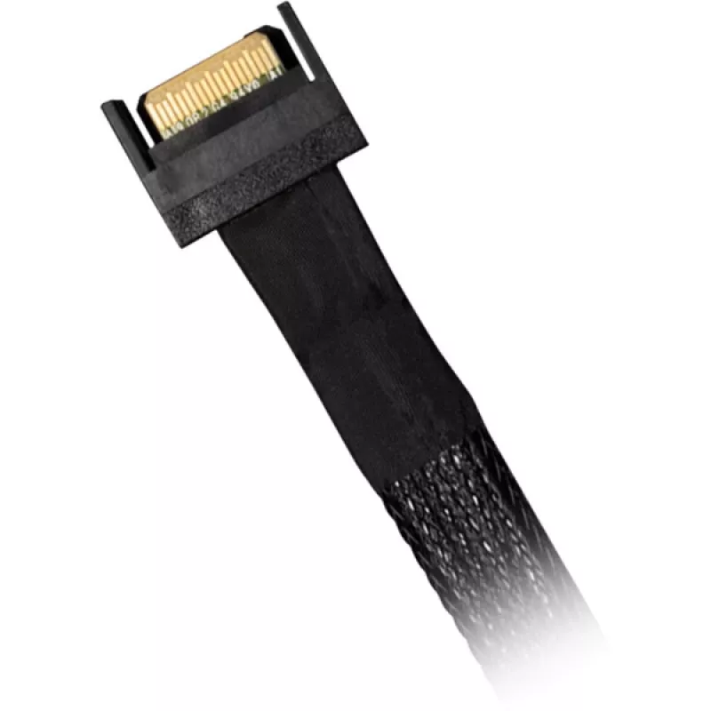 ICY DOCK MB414L-B MCIO 4i SFF-TA-1016 - MCIO 4i SFF-TA-1016 -kaapeli, 0,5 m