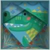 Ravensburger maalaussarja CreArt Do it together – krokotiili (yhteinen maalaussarja lapsille)