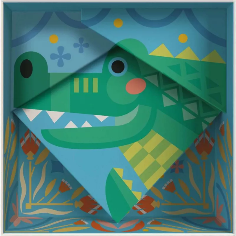 Ravensburger maalaussarja CreArt Do it together – krokotiili (yhteinen maalaussarja lapsille)