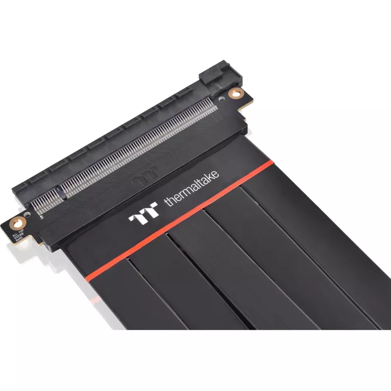Thermaltake AC-058-CO1OTN-C1 PCIe 4.0 x16 riser-jatkokaapeli, 0,3 m, musta