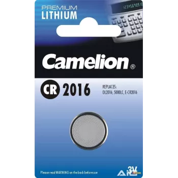 Kertakäyttöparisto Camelion CR2016-BP1