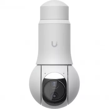 IP-valvontakamera UBIQUITI G6 PTZ — 3864×2160, pallomainen, sisä-/ulkokäyttö, johdollinen, katto-/seinä-/pylväsasennus, 350° kierto, 109,9°×56,7° kuvakulmat