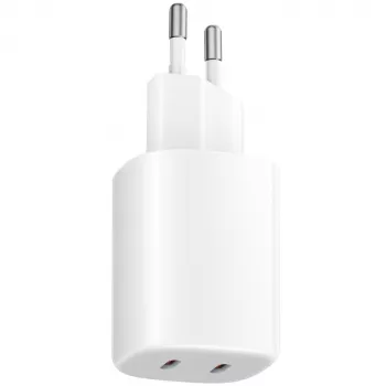 Laturi Xiaomi Nano Turbo 45W valkoinen — 2× USB‑C AC sisäkäyttöön älypuhelimelle ja tabletille