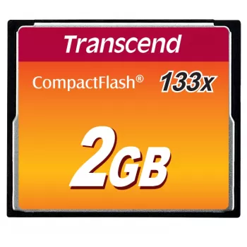 Flash-muisti Transcend 2GB CompactFlash 133x TS2GCF133