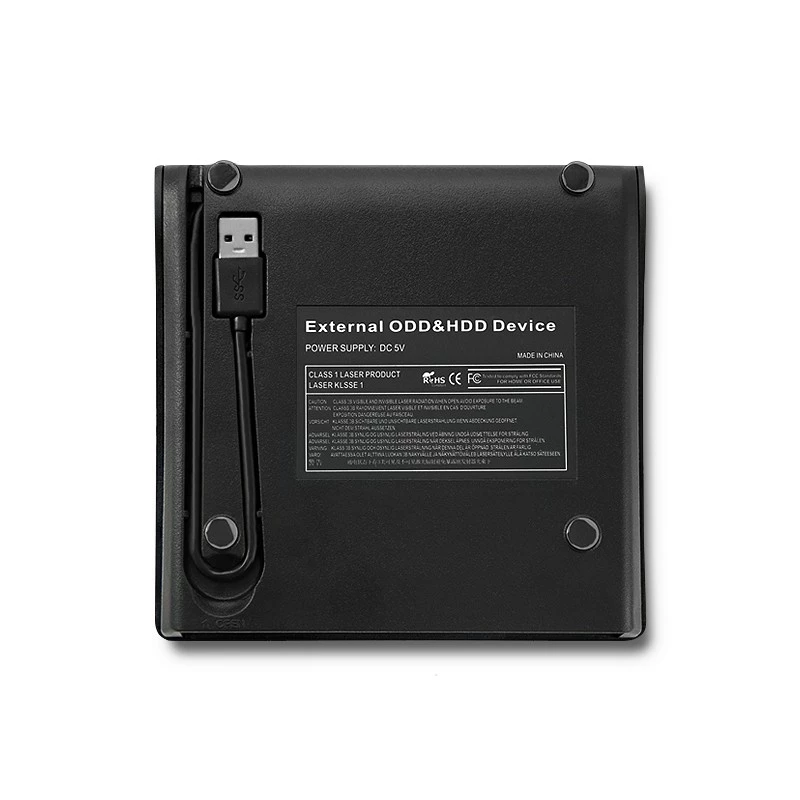 Kotelo/tasku CD/DVD-asemalle SATA USB 3.0 12.7mm
