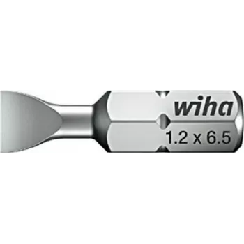 Ruuvimeisselinkärki wiha 7010Z/6.5-25 25 mm, yksittäinen talttakärki käsi- ja sähköruuvinvääntimille
