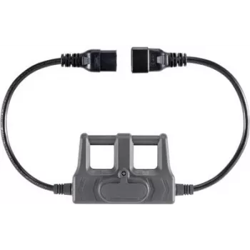VOLTCRAFT CAA-1L 16 sovitin IEC-laite pistoke C20 - IEC-laite liitin C19 tummanharmaa (CAA-1L 16)
