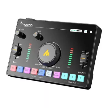 Audiomikseri MAONO AMC2 Neo, 2-kanavainen USB-mikseri USB-liitännällä