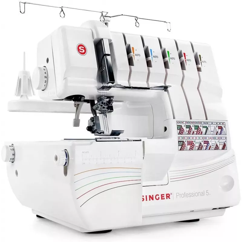 Overlock Singer 14T968 ompelukone, sähköverkko, valkoinen