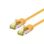 LOGON TCR6ASS030Y SSTP Cat6a kytkentäkaapeli, 3 m, AWG26, LSOH, keltainen