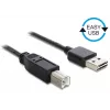 USB-kaapeli DeLOCK 2 m USB 2.0 A - B m/m
