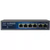 PoE-kytkin ALLNET ALL-SG8206PDM 6-porttinen 802.3af/at