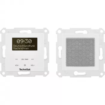 TechniSat DigitRadio UP 55 - DAB-radio - 2 x 2 wattia - valkoinen (0001/3901)