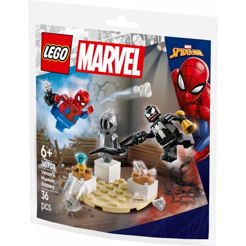Rakennuslelu LEGO Venoms Museumsraub Polybag-setti 30707 – Marvel Super Heroes, pieni keräilysetti
