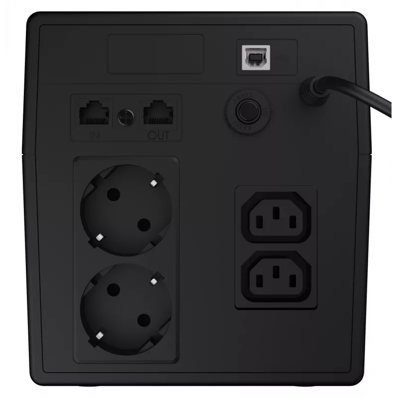 Green Cell UPS03 MicroPower 1000VA / 600W line-interactive UPS, 4 pistorasiaa