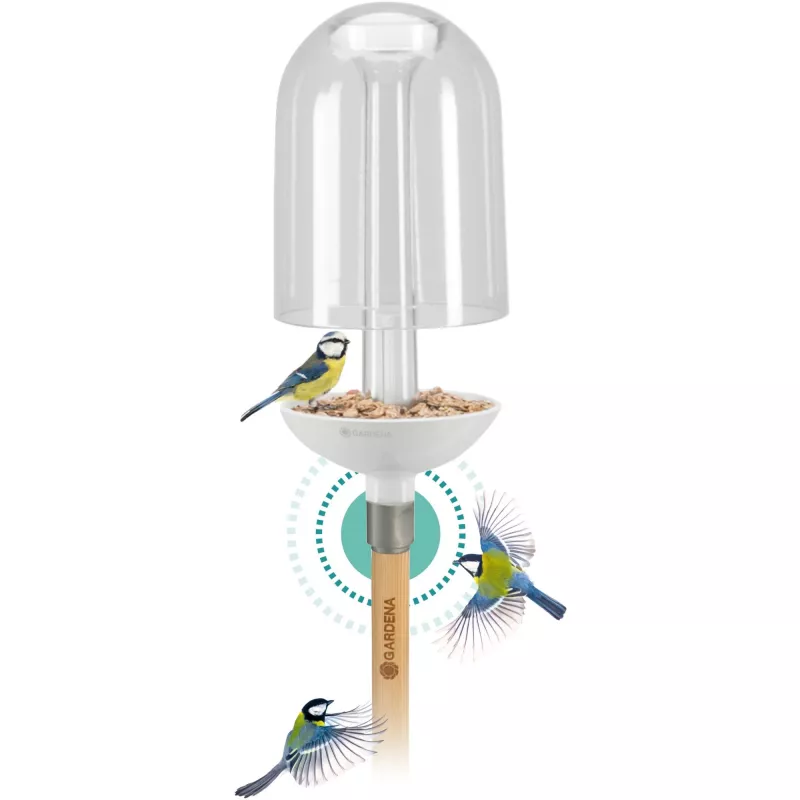Linturuokinta-asema Gardena ClickUp! läpinäkyvä valkoinen akryyli
