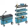 HAZET Assistent 166N - musta - sininen - 300 kg - 350 mm - 680 mm - 965 mm - 24,5 kg
