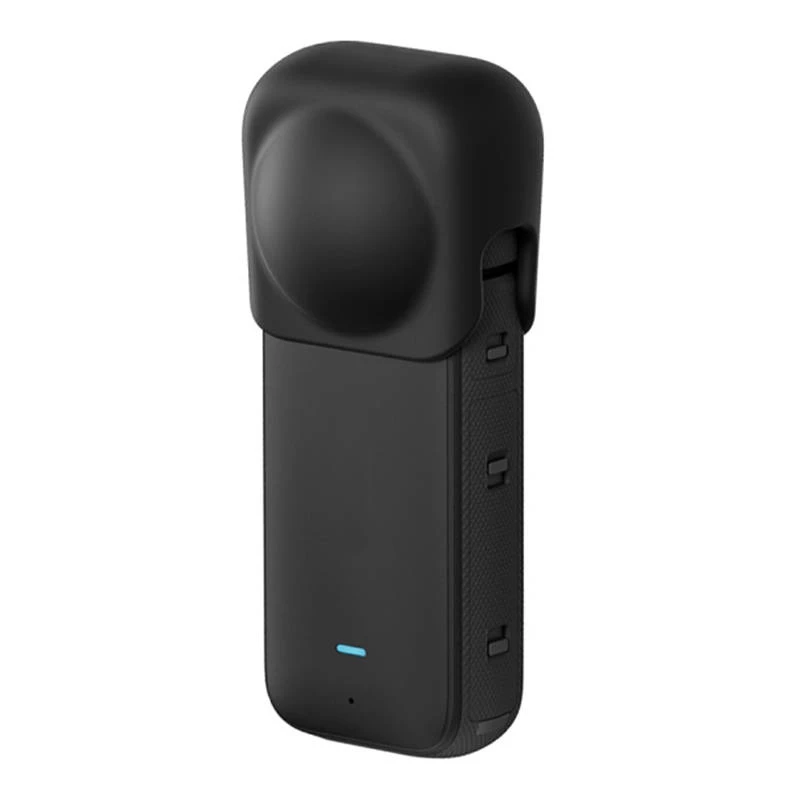 Silikoninen suojalinssikansi Puluz Insta360 X3 -malliin (musta)