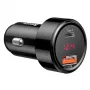Autolaturi Baseus CCMLC20C-01 yleinen musta pikalataus 12-24V