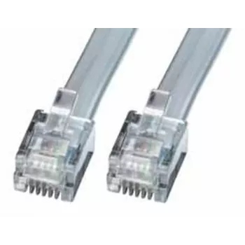 Verkkokaapeli Lindy RJ-12 M/M 5,0 m RJ-12 5 m harmaa
