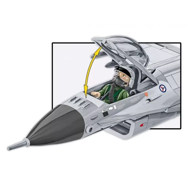 Cobi rakennussarja F-16AM Fighting Falcon, 495 osaa, pienoismalli mittakaavassa